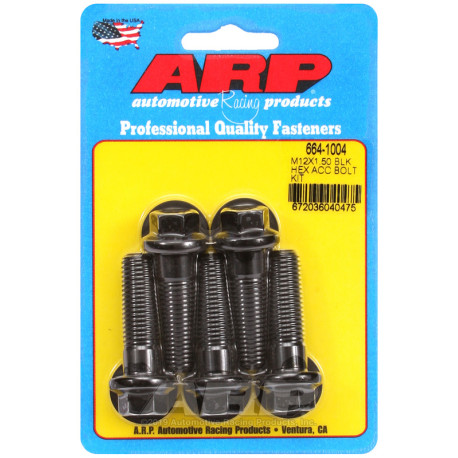ARP csavarok ARP csavarok (hatlapfejű, fekete), M12×1.50 × 40 mm | race-shop.hu