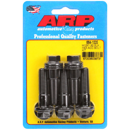 ARP csavarok ARP csavarok (hatlapfejű, fekete), M12×1.50 × 45 mm | race-shop.hu
