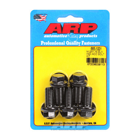 ARP csavarok ARP csavar készlet M12 x 1.75 x 25 fekete oxid Hex | race-shop.hu