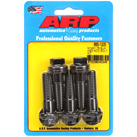 ARP csavarok ARP csavarok (hatlapfejű, fekete), M12×1.75 × 45 mm | race-shop.hu
