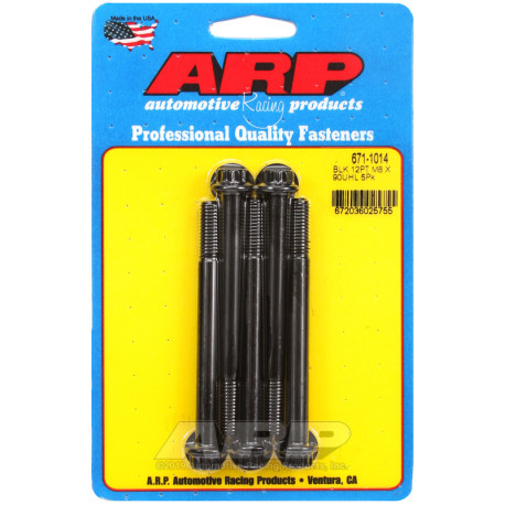 ARP csavarok ARP csavarok (12 lapú fej, fekete), M8×1.25 × 90 mm, 5 db | race-shop.hu