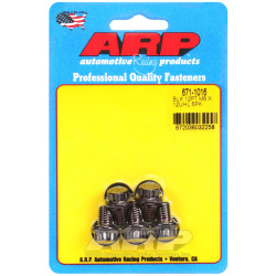 ARP csavarok (12 lapú fej, fekete), M8×1.25 × 304,8 mm, 5 db