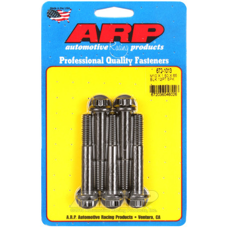 ARP csavarok ARP csavarok (12 lapú fej, fekete), M10×1.50 × 65 mm, 5 db | race-shop.hu