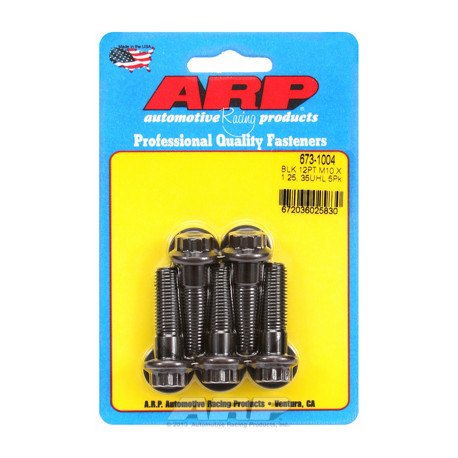 ARP csavarok M10 x 1.25 x 35 12pt fekete oxid csavarok (5db) | race-shop.hu