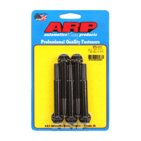 ARP csavarok M10 x 1.25 x 80 12pt fekete oxid csavarok (5db) | race-shop.hu