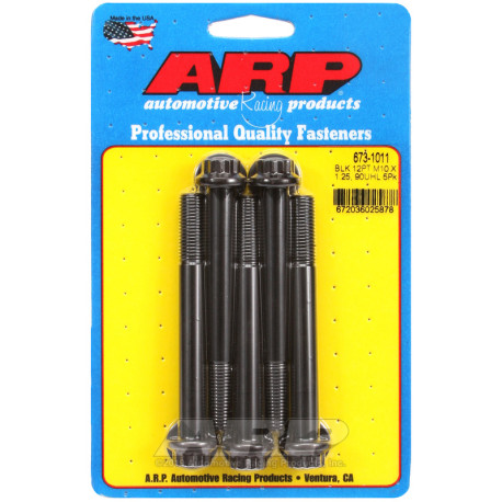 ARP csavarok ARP csavarok (12 lapú fej, fekete), M10×1.25 × 90 mm, 5 db | race-shop.hu