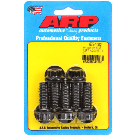 ARP csavarok ARP csavarok (12 lapú fej, fekete), M12×1.75 × 30 mm | race-shop.hu