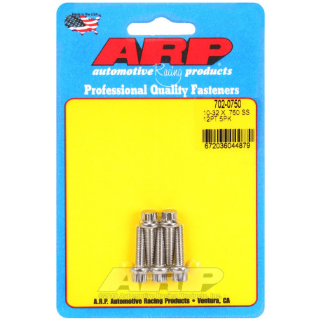 ARP csavarok ARP csavarok (rozsdamentes, 12 lapú fej), 10-32 × 19,05 mm, 5 db | race-shop.hu