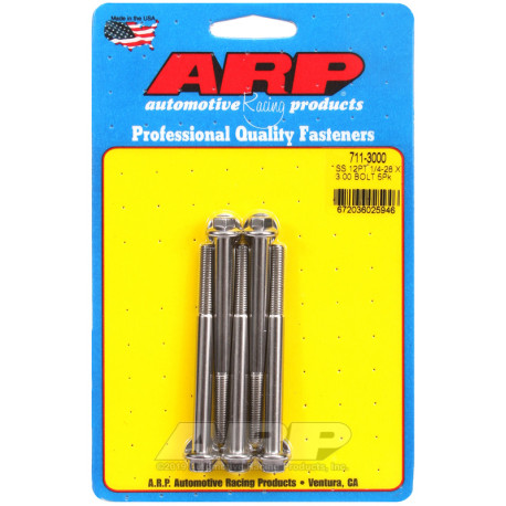 ARP csavarok ARP csavarok (rozsdamentes, 12 lapú fej), 1/4-28 × 76,2 mm, 5 db | race-shop.hu