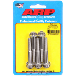 "5/16""-24 x 2.000 12pt SS csavarok" (5db)