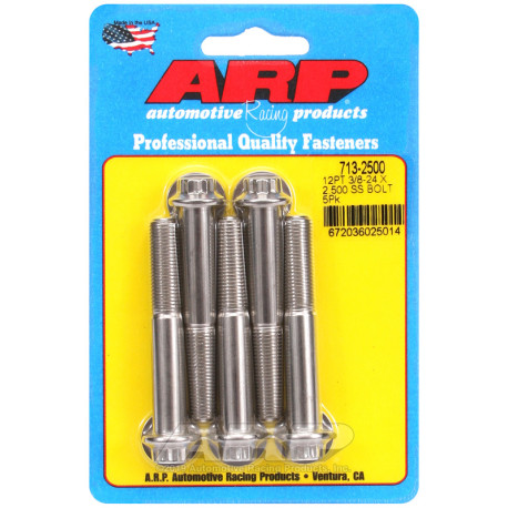 ARP csavarok ARP csavarok (rozsdamentes, 12 lapú fej), 3/8-24 × 63,5 mm, 5 db | race-shop.hu