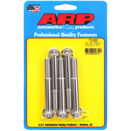ARP csavarok ARP csavarok (rozsdamentes, 12 lapú fej), 3/8-24 × 76,2 mm, 5 db | race-shop.hu