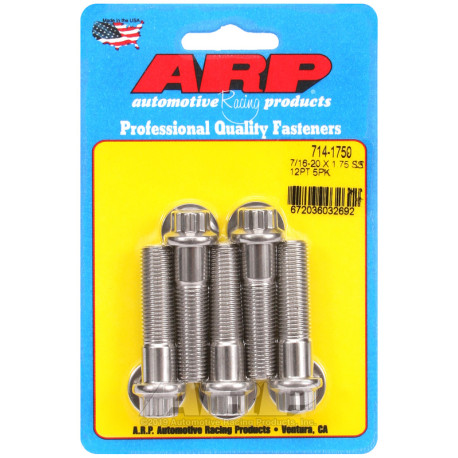 ARP csavarok ARP csavarok (rozsdamentes, 12 lapú fej), 7/16-20 × 44,45 mm, 5 db | race-shop.hu
