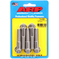 "7/16""-20 x 2.000 12pt SS csavarok" (5db)