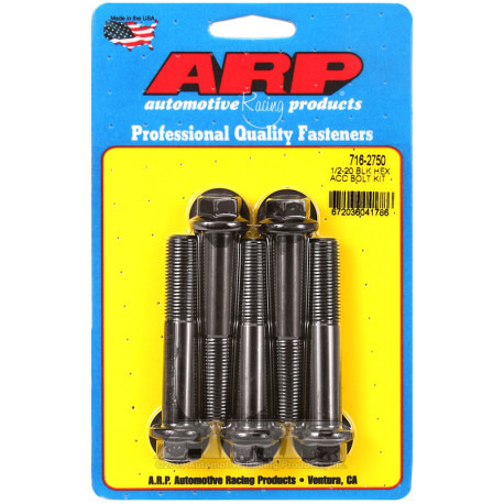 ARP csavarok ARP csavarok (hatlapfejű, fekete), 1/2-20 × 69,85 mm | race-shop.hu