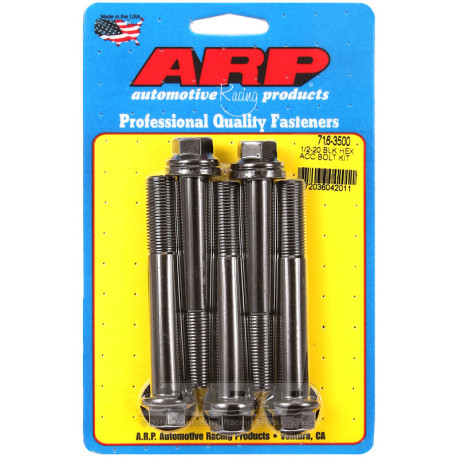 ARP csavarok ARP csavarok (hatlapfejű, fekete), 1/2-20 × 88,9 mm | race-shop.hu