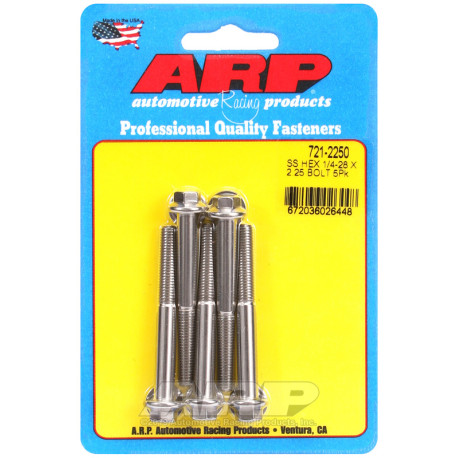ARP csavarok ARP csavarok (rozsdamentes, hatlapfejű), 1/4-28 × 57,15 mm, 5 db | race-shop.hu
