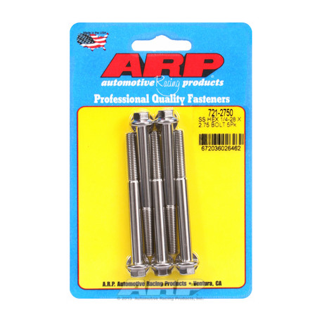 ARP csavarok "1/4""-28 x 2.750 hex SS csavarok" (5db) | race-shop.hu