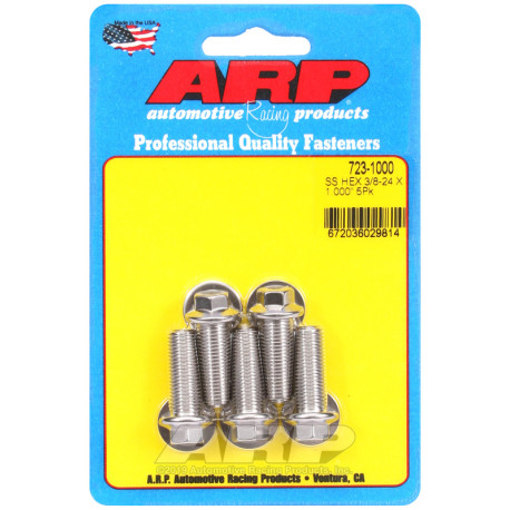 ARP csavarok ARP csavarok (rozsdamentes, hatlapfejű), 3/8-24 × 25,4 mm, 5 db | race-shop.hu