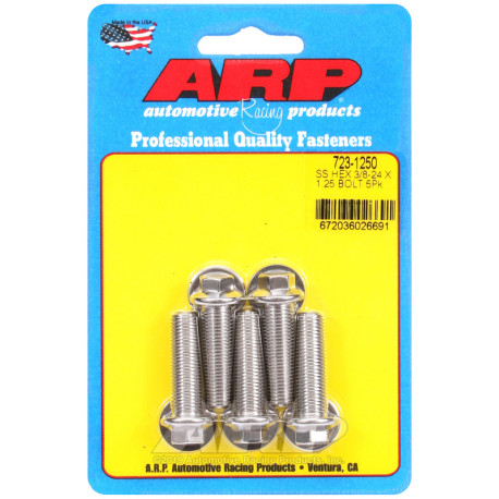 ARP csavarok ARP csavarok (rozsdamentes, hatlapfejű), 3/8-24 × 31,75 mm, 5 db | race-shop.hu