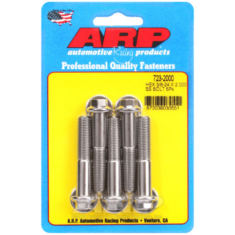 ARP csavarok ARP csavarok (rozsdamentes, hatlapfejű), 3/8-24 × 50,8 mm, 5 db | race-shop.hu