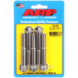 ARP csavarok (rozsdamentes, hatlapfejű), 3/8-24 × 63,5 mm, 5 db