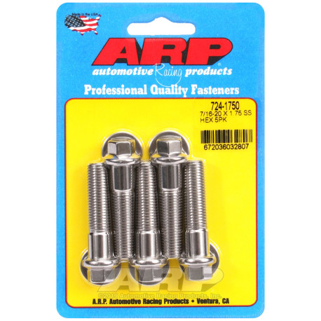 ARP csavarok ARP csavarok (rozsdamentes, hatlapfejű), 7/16-20 × 44,45 mm, 5 db | race-shop.hu
