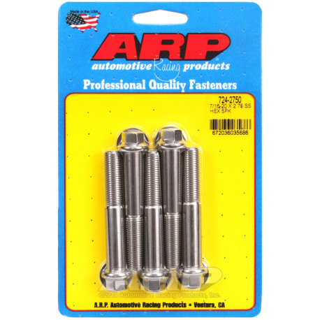 ARP csavarok ARP csavarok (rozsdamentes, hatlapfejű), 7/16-20 × 69,85 mm, 5 db | race-shop.hu