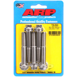 ARP csavarok (rozsdamentes, hatlapfejű, 7/16 kulcs), 3/8-24 × 63,5 mm, 5 db