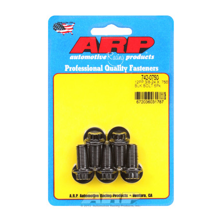 ARP csavarok "3/8""-24 x .750 12pt fekete oxid csavarok" (5db) | race-shop.hu