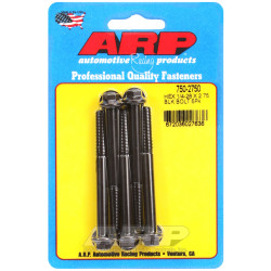 ARP csavarok (hatlapfejű, fekete), 1/4-28 × 69,85 mm, 5 db