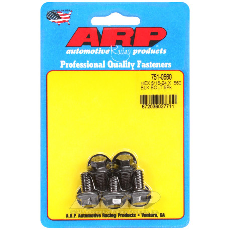 ARP csavarok ARP csavarok (hatlapfejű, fekete), 5/16-24 × 14,22 mm, 5 db | race-shop.hu