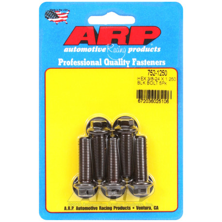 ARP csavarok ARP csavarok (hatlapfejű, fekete), 3/8-24 × 31,75 mm, 5 db | race-shop.hu
