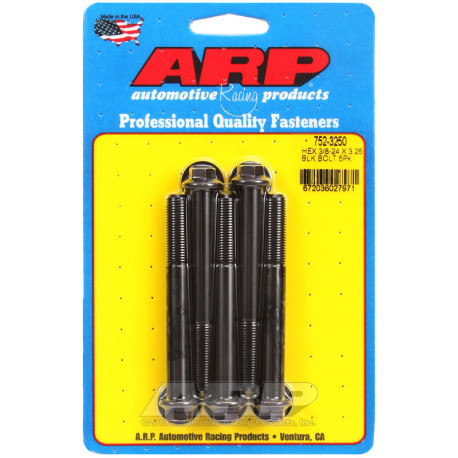 ARP csavarok ARP csavarok (hatlapfejű, fekete), 3/8-24 × 82,55 mm, 5 db | race-shop.hu