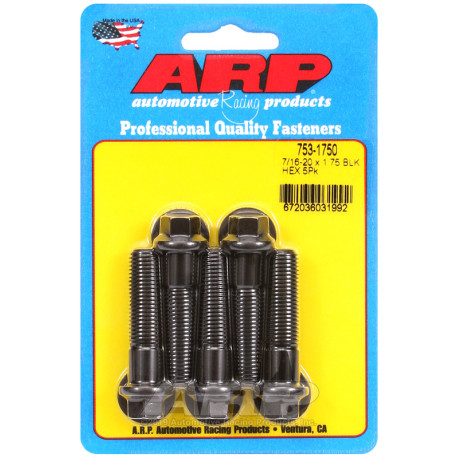 ARP csavarok ARP csavarok (hatlapfejű, fekete), 7/16-20 × 44,45 mm, 5 db | race-shop.hu