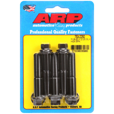 ARP csavarok ARP csavarok (hatlapfejű, fekete), 7/16-20 × 57,15 mm, 5 db | race-shop.hu
