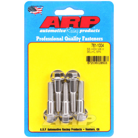 ARP csavarok ARP csavarok (rozsdamentes, hatlapfejű), M8×1.25 × 35 mm, 5 db | race-shop.hu