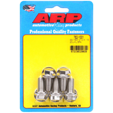 ARP csavarok ARP csavarok (rozsdamentes, hatlapfejű), M10×1.50 × 20 mm, 5 db | race-shop.hu