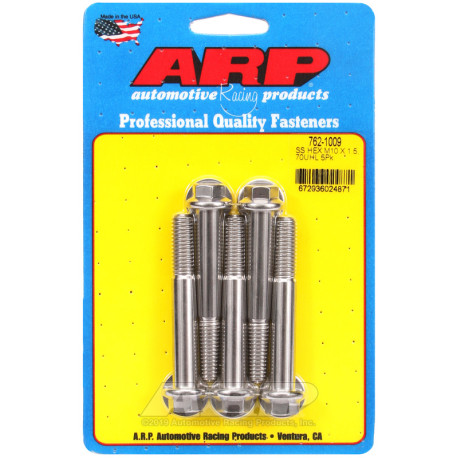 ARP csavarok ARP csavarok (rozsdamentes, hatlapfejű), M10×1.50 × 70 mm, 5 db | race-shop.hu