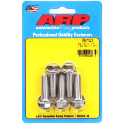 ARP csavarok (rozsdamentes, hatlapfejű), M10×1.25 × 30 mm, 5 db