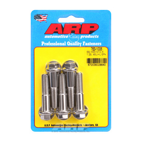 ARP csavarok M10 x 1.25 x 45 hex SS csavarok (5db) | race-shop.hu