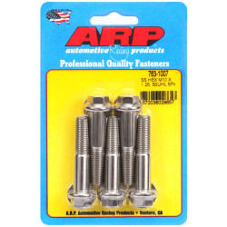 ARP csavarok (rozsdamentes, hatlapfejű), M10×1.25 × 50 mm, 5 db