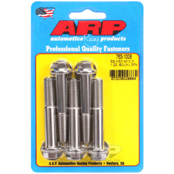 ARP csavarok (rozsdamentes, hatlapfejű), M10×1.25 × 60 mm, 5 db