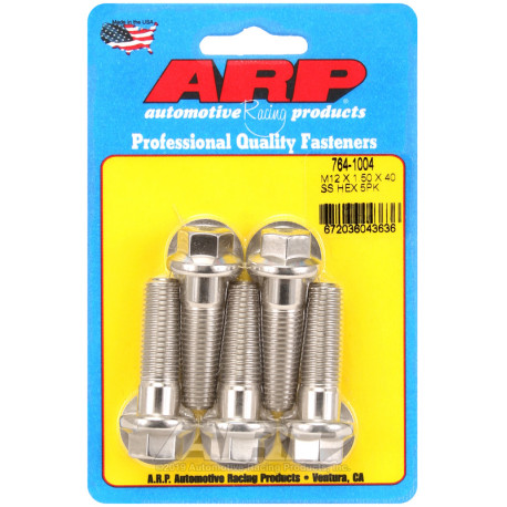 ARP csavarok ARP csavarok (rozsdamentes, hatlapfejű), M12×1.50 × 40 mm | race-shop.hu
