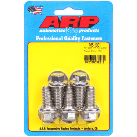ARP csavarok ARP csavarok (rozsdamentes, hatlapfejű), M12×1.75 × 25 mm | race-shop.hu