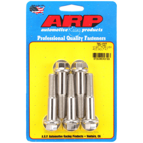 ARP csavarok ARP csavarok (rozsdamentes, hatlapfejű), M12×1.75 × 60 mm | race-shop.hu
