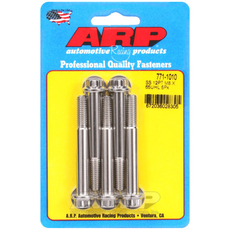 ARP csavarok ARP csavarok (rozsdamentes, 12 lapú fej), M8×1.25 × 65 mm, 5 db | race-shop.hu