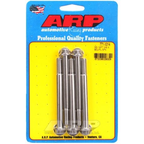 ARP csavarok ARP csavarok (rozsdamentes, 12 lapú fej), M8×1.25 × 90 mm, 5 db | race-shop.hu