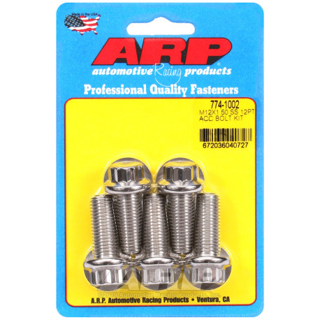 ARP csavarok ARP csavarok (rozsdamentes, 12 lapú fej), M12×1.50 × 30 mm | race-shop.hu