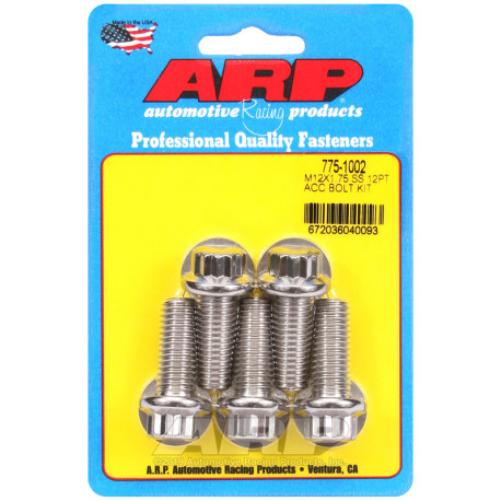 ARP csavarok ARP csavarok (rozsdamentes, 12 lapú fej), M12×1.75 × 30 mm | race-shop.hu